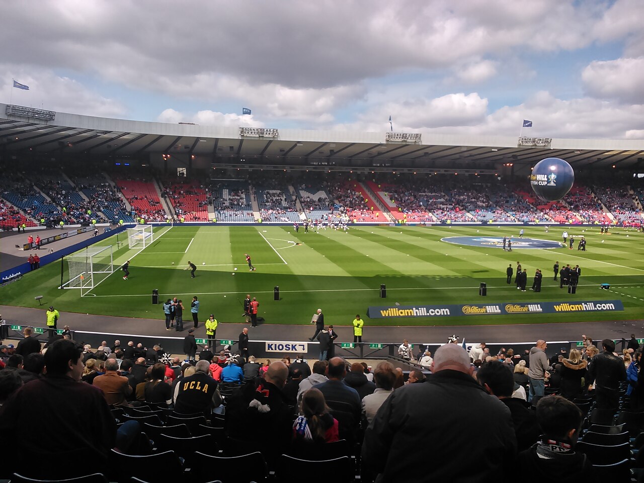 Hampden Park before a match